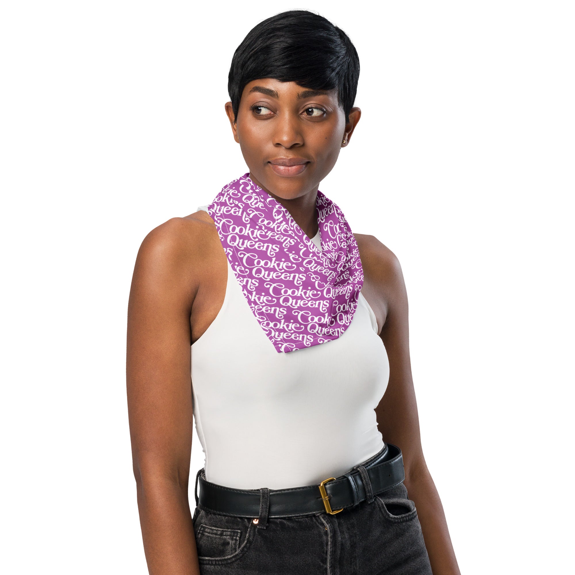 Bandana - Cookie Queens in Purple!