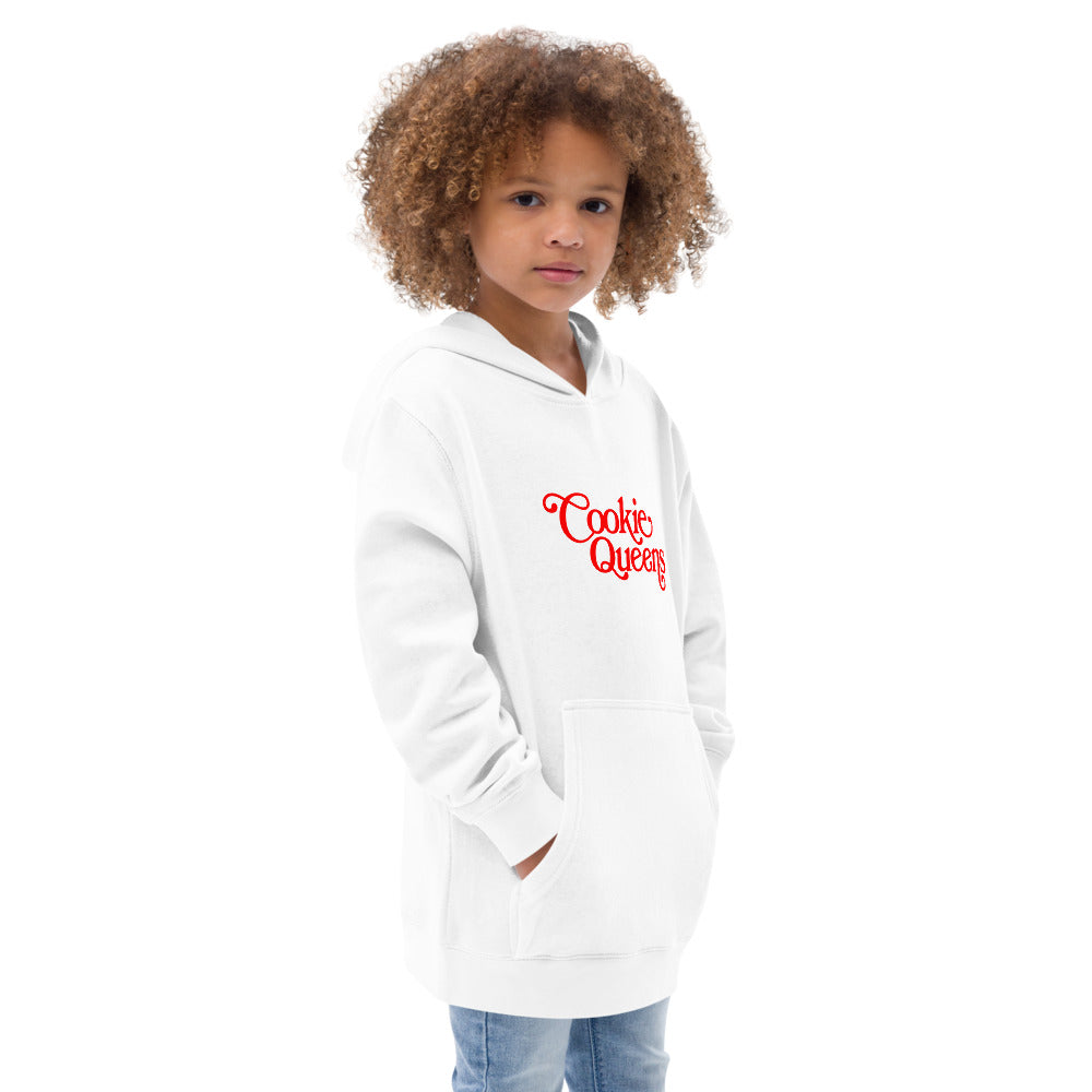 Youth Fleece Hoodie - Cookie Queens - Red