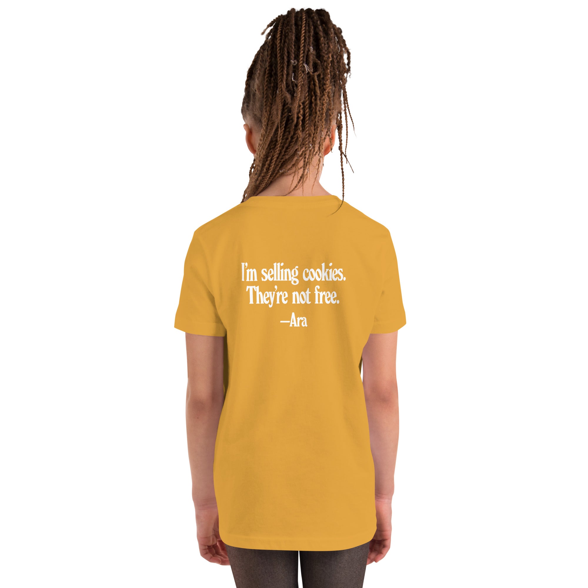 HERO COLLECTION: Ara's Tee (Youth) - "I'm selling cookies. They're not free."