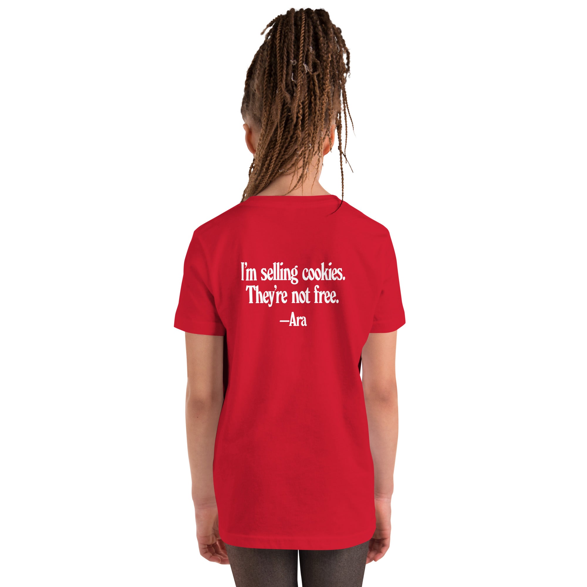 HERO COLLECTION: Ara's Tee (Youth) - "I'm selling cookies. They're not free."